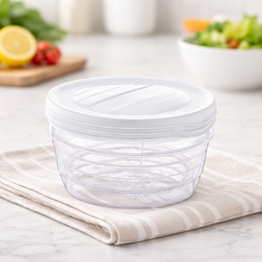 TREND SET DE BOITES DE CONSERVATION RONDES 3x0,7 LT