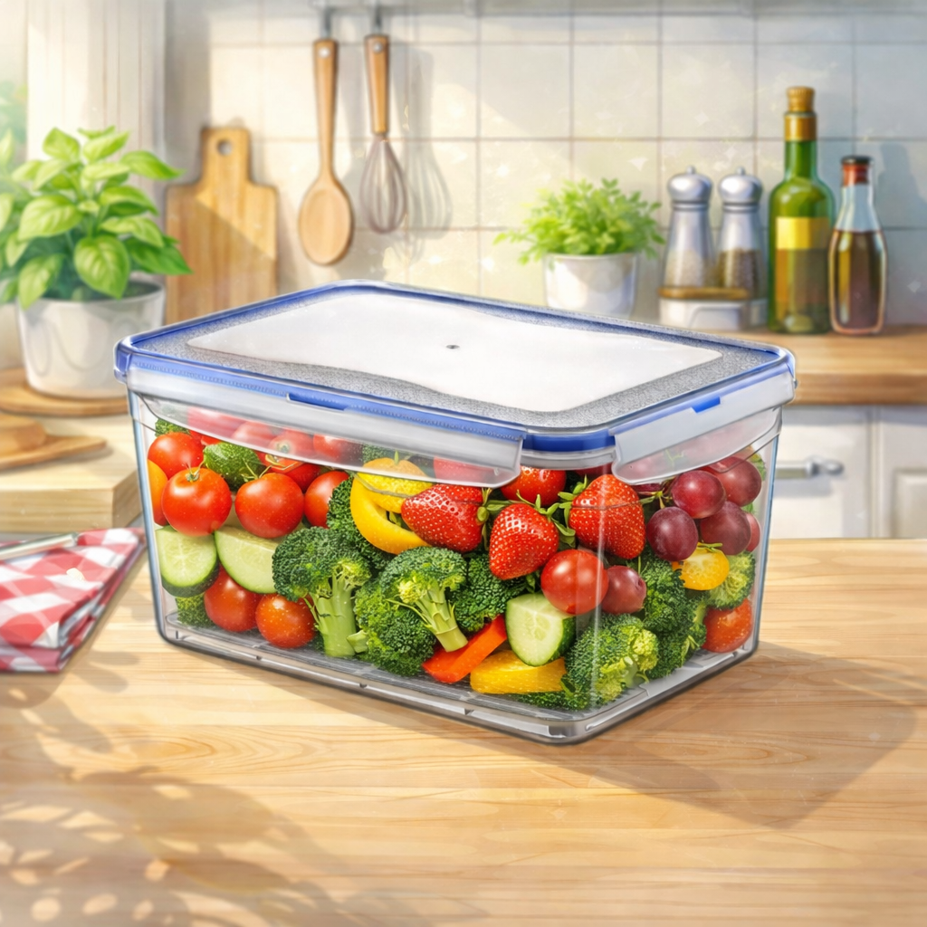 BOITE DE CONSERVATION RECTANGLE HERMETIQUE 2,4 LT