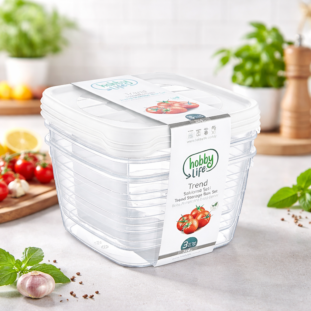 TREND SET DE BOITES DE CONSERVATION PROFONDES 3x4 LT