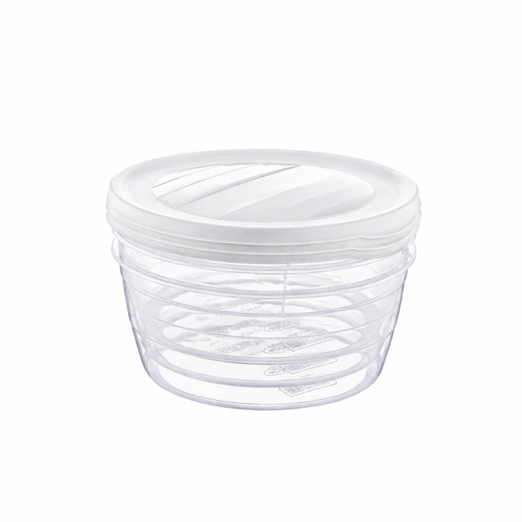 TREND SET DE BOITES DE CONSERVATION RONDES 3x0,7 LT