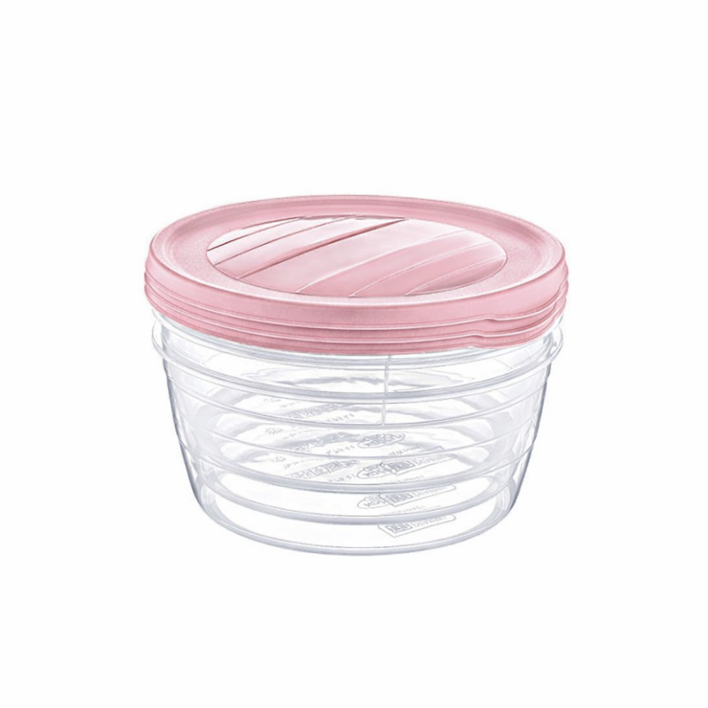 TREND SET DE BOITES DE CONSERVATION RONDES 3x0,7 LT