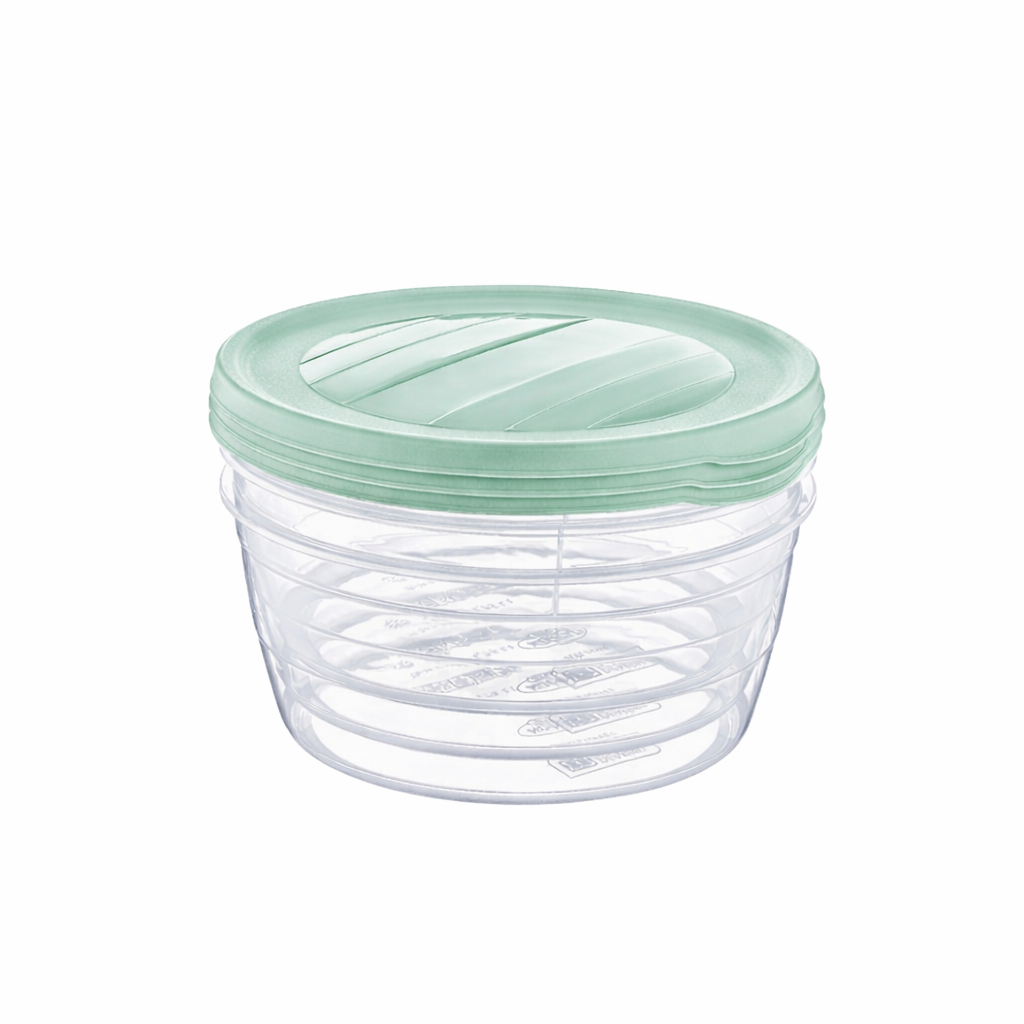 TREND SET DE BOITES DE CONSERVATION RONDES 3x0,7 LT