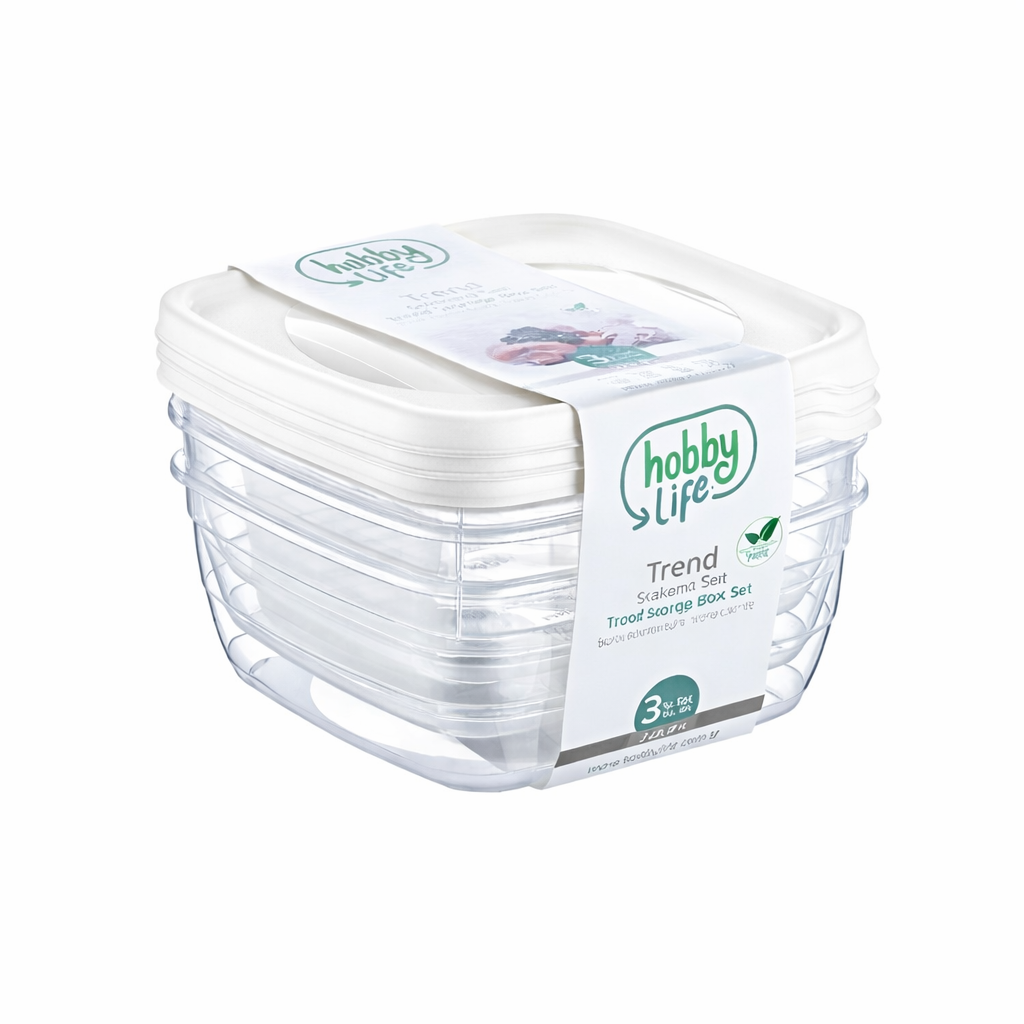 TREND SET DE BOITES DE CONSERVATION 3x0,9 LT