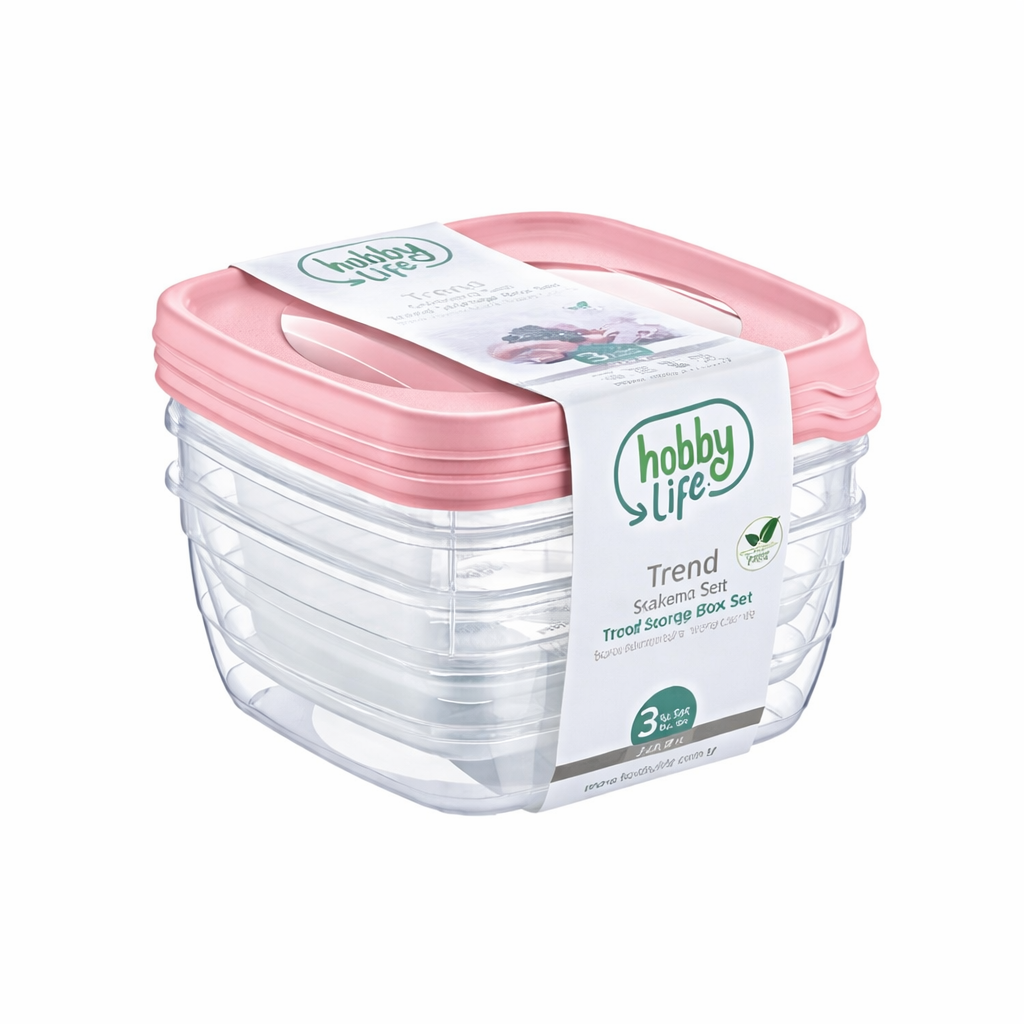 TREND SET DE BOITES DE CONSERVATION 3x0,9 LT