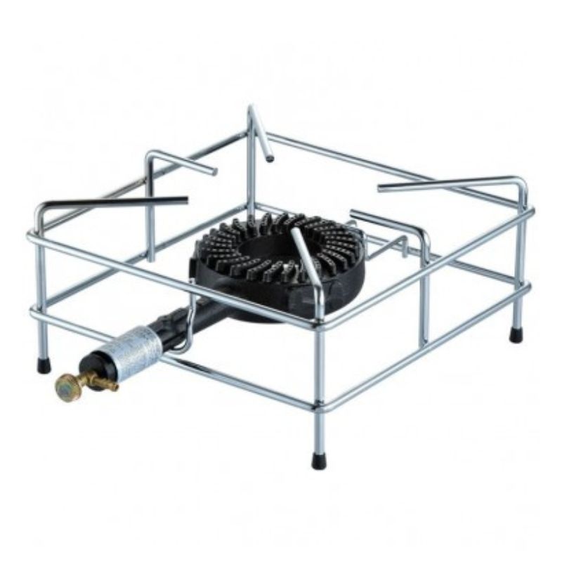 RECHAUD CARRE INOX 40x40x20 CM