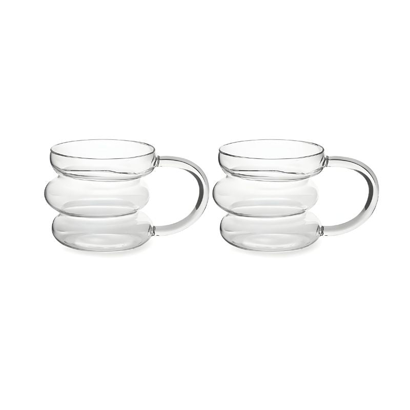 ALTINBAS VERRE DESIGN AVEC ANSE 2x450 ML