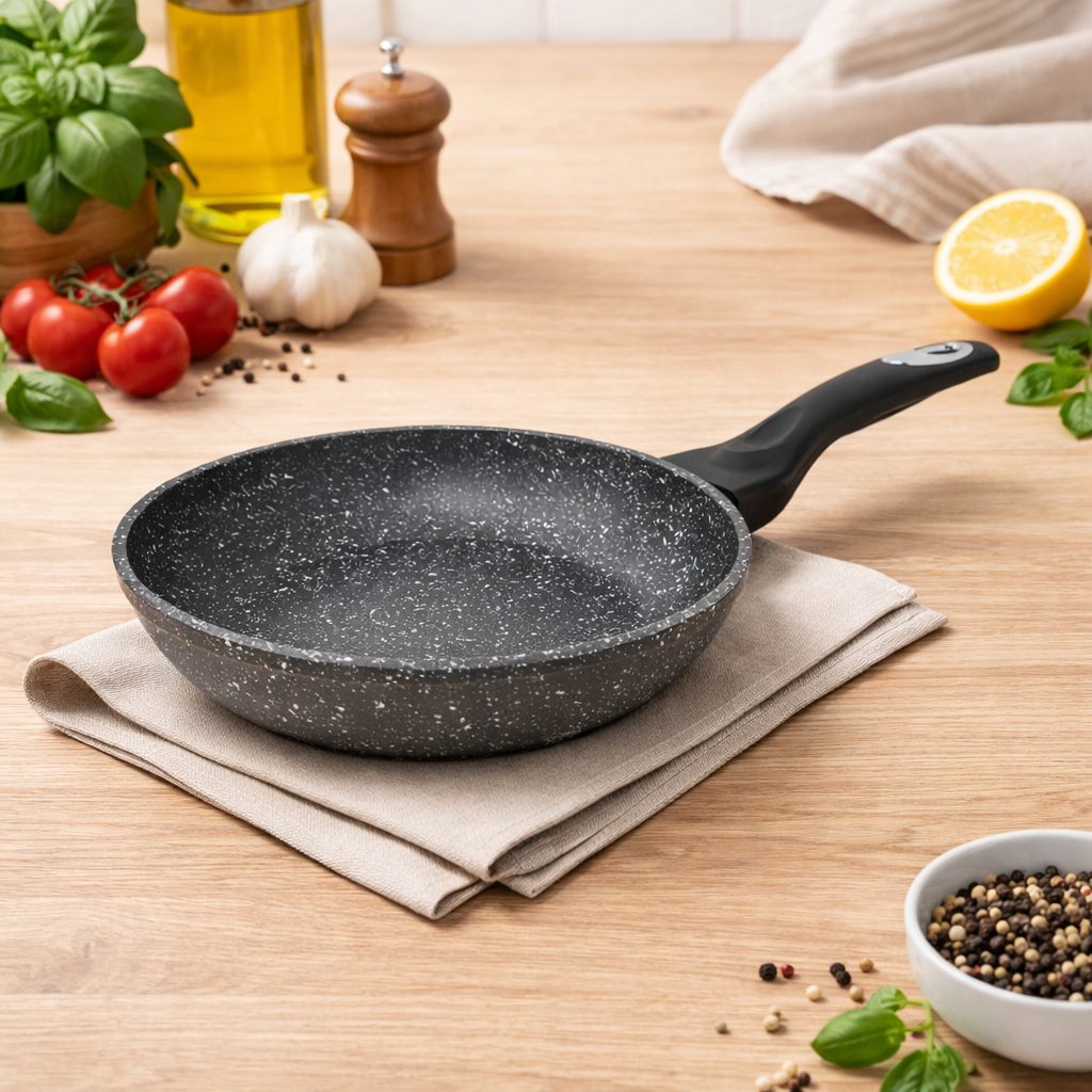 POELE ANTI-ADHERENTE Ø24 CM COMPATIBLE INDUCTION