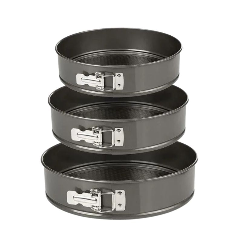 SET 3 MOULES A CHARNIERES Ø22+24+26 CM