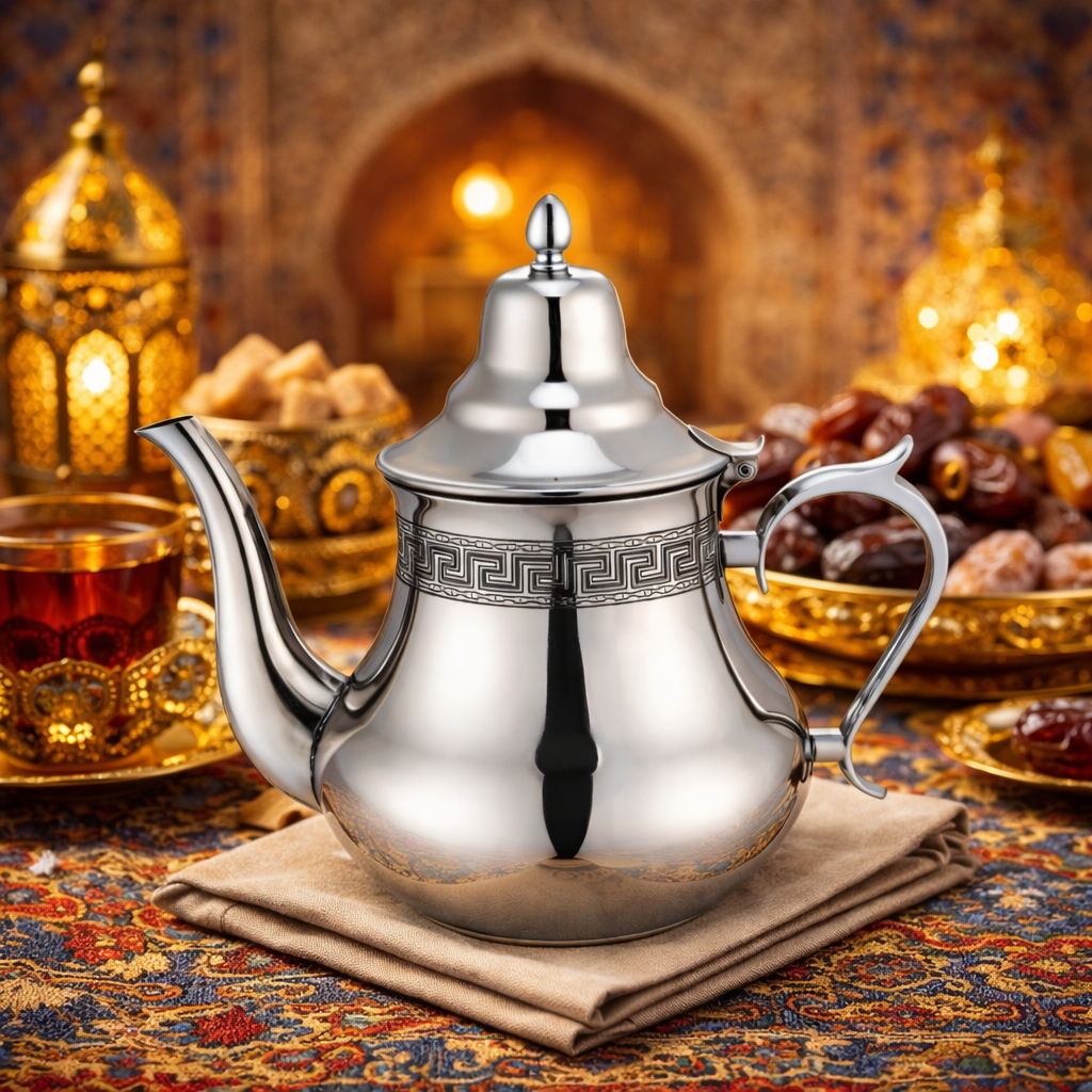 THEIERE ORIENTAL EN INOX INDUCTION 1,2 LT