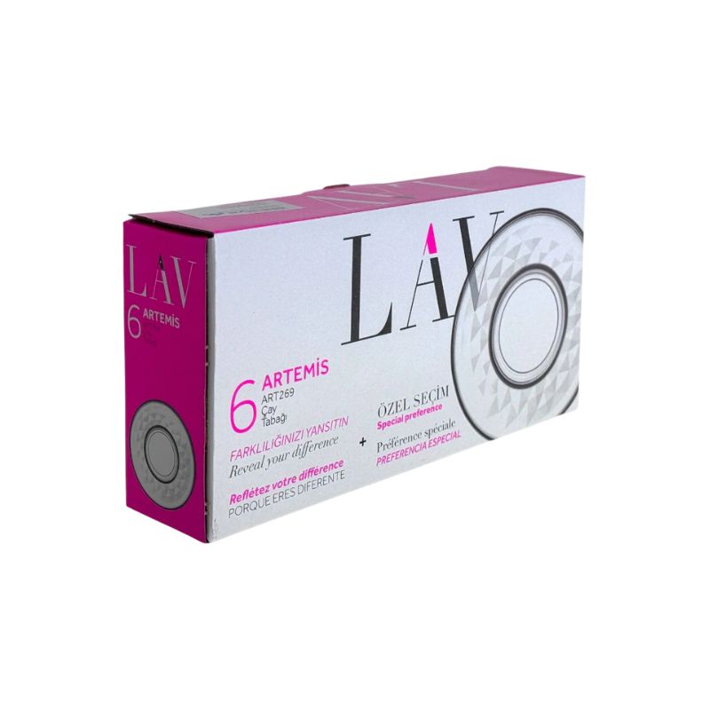 LAV ARTEMIS SOUS TASSE RONDE x6 PCS