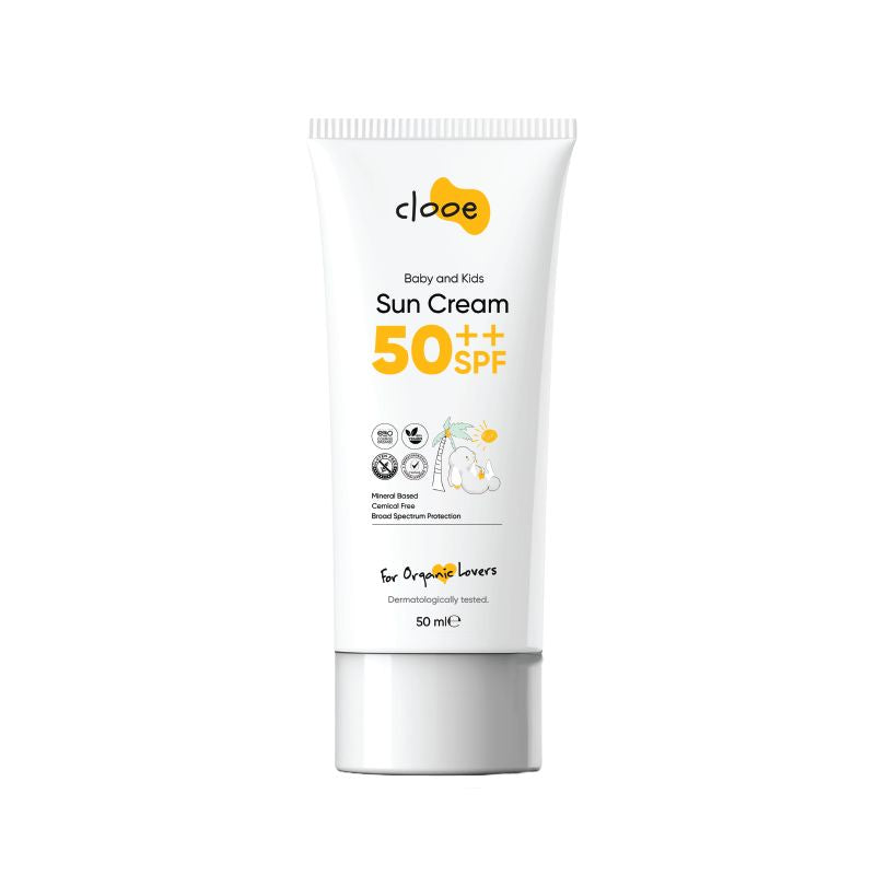 CLOOE CREME SOLAIRE BIO POUR BEBE SPF 50