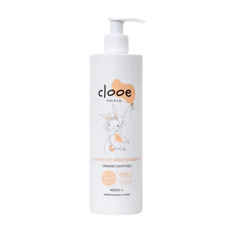 CLOOE SHAMPOING BEBE CHEUVEUX ET CORPS 400 ML