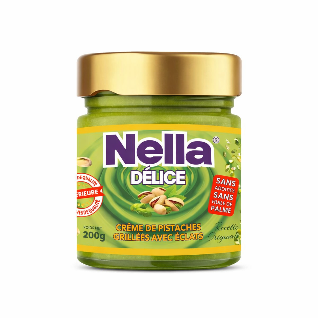 NELLA CREME DE PISTACHES GRILLEES AVEC ECLATS 200 GR