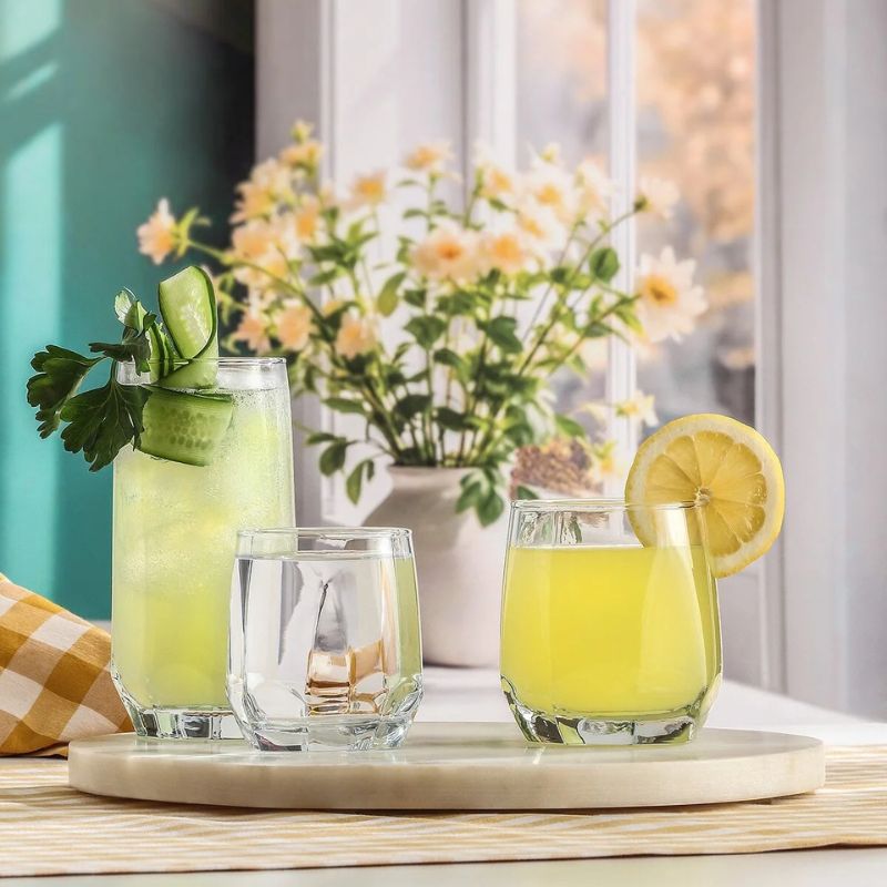 LAV DIAMOND SET DE VERRE x18 PCS