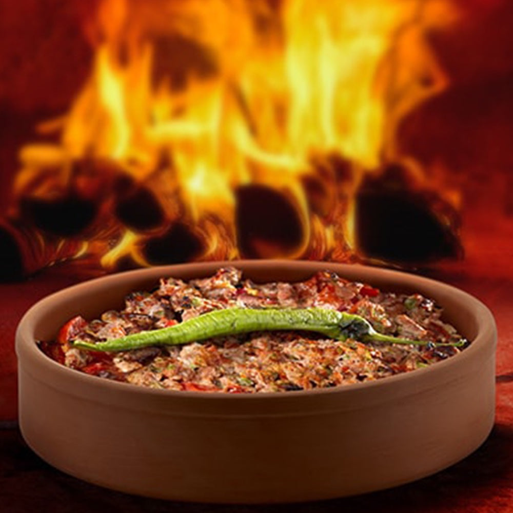 ELIZI PLAT ROND EN TERRE CUITE Ø33 CM