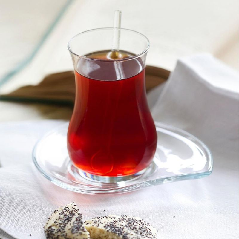 LAV EVA SOUS TASSE EN VERRE x6 PCS