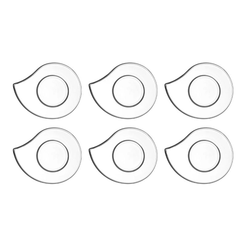 LAV EVA SOUS TASSE EN VERRE x6 PCS