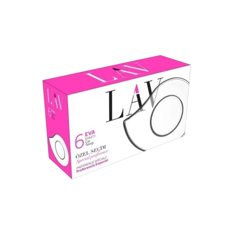 LAV EVA SOUS TASSE EN VERRE x6 PCS