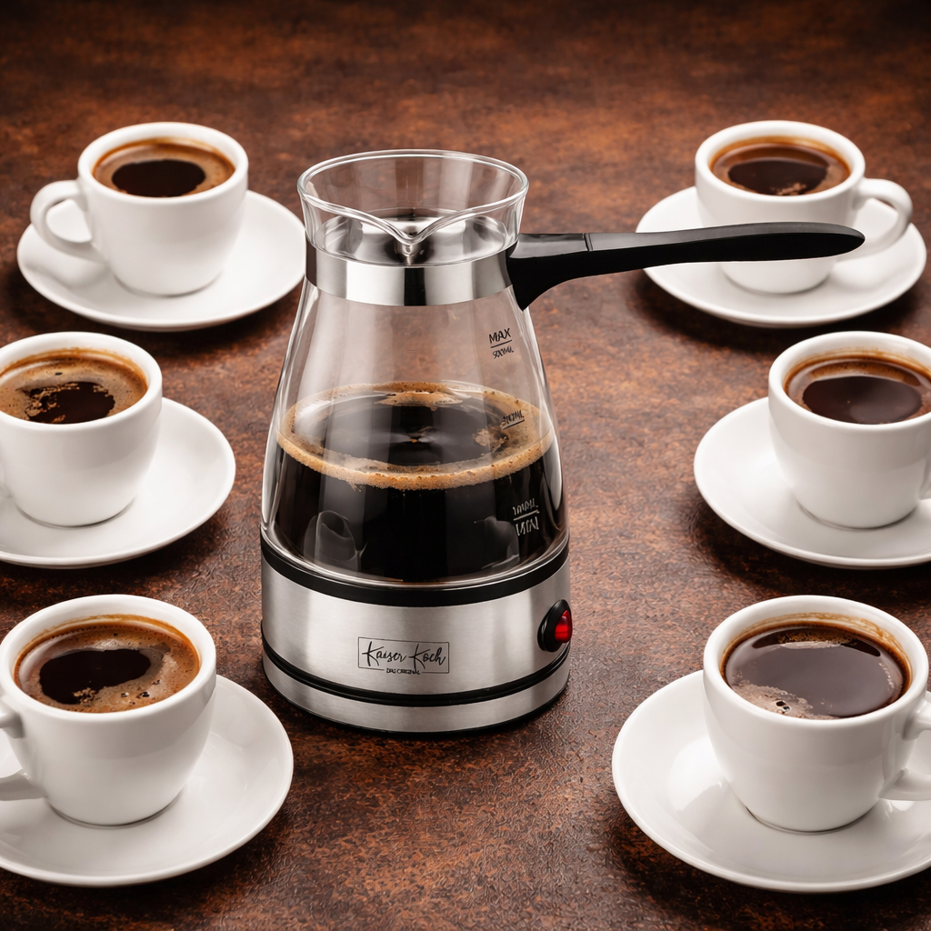 KAISER KOCH CAFETIERE ELECTRIQUE EN VERRE 500 ML