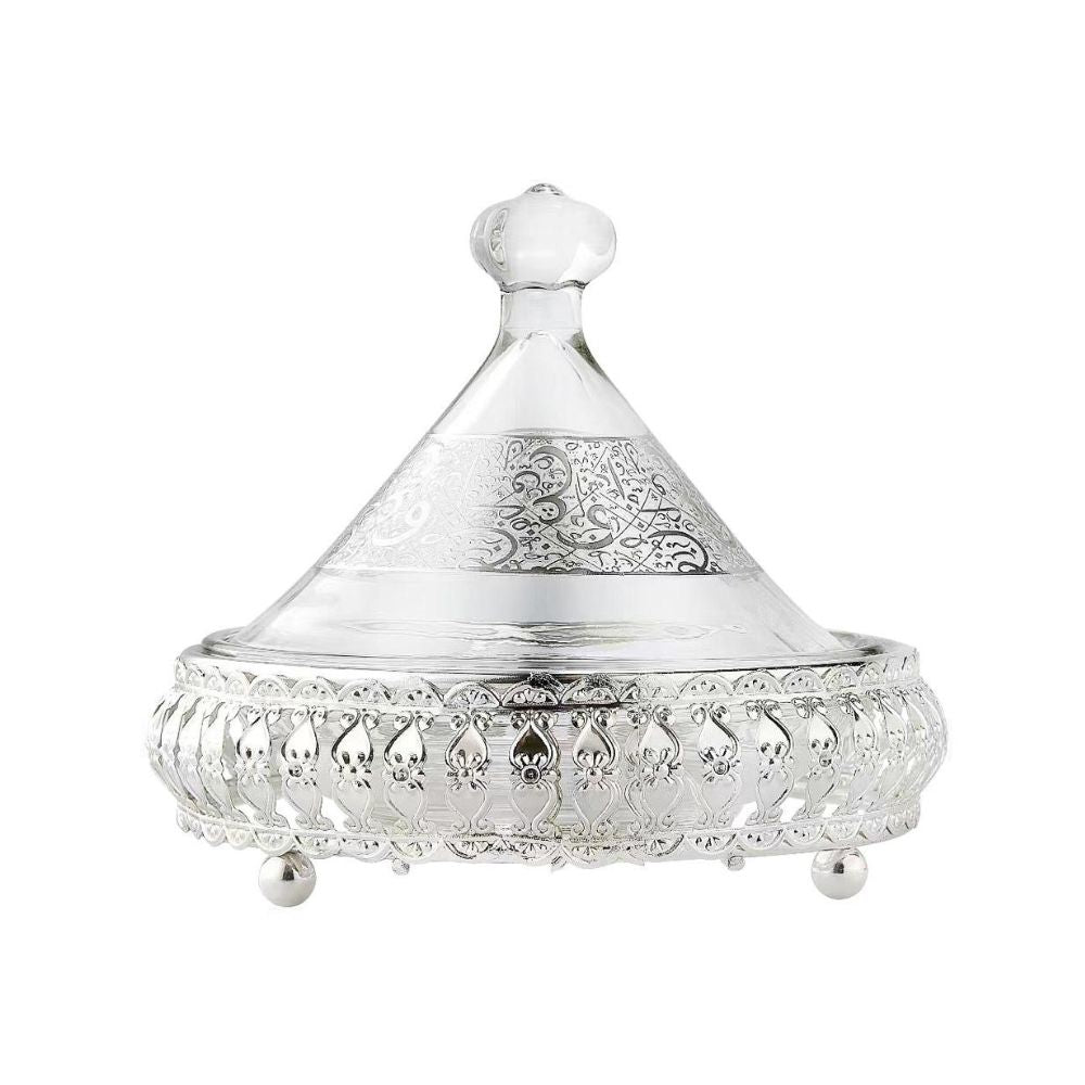 TAJINE EN VERRE CALLIGRAPHY SILVER 235ML