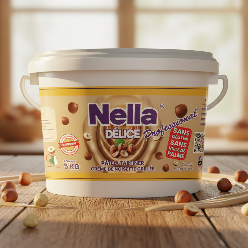 NELLA PÂTE A TARTINER CREME DE NOISETTES 5 KG
