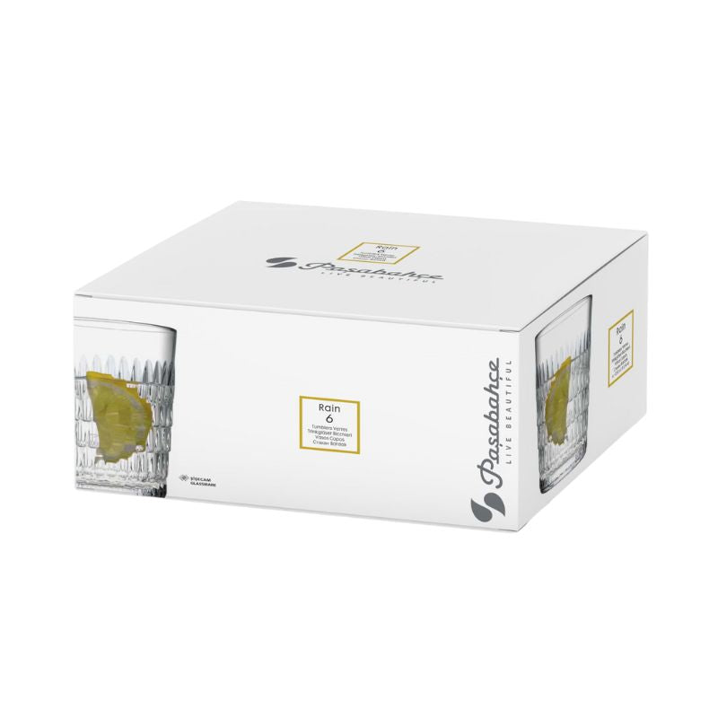 PASABAHCE RAIN VERRE LONG 6x250 ML