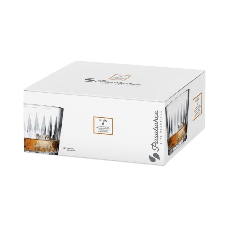 PASABAHCE RAIN VERRE COURT 6x300 ML