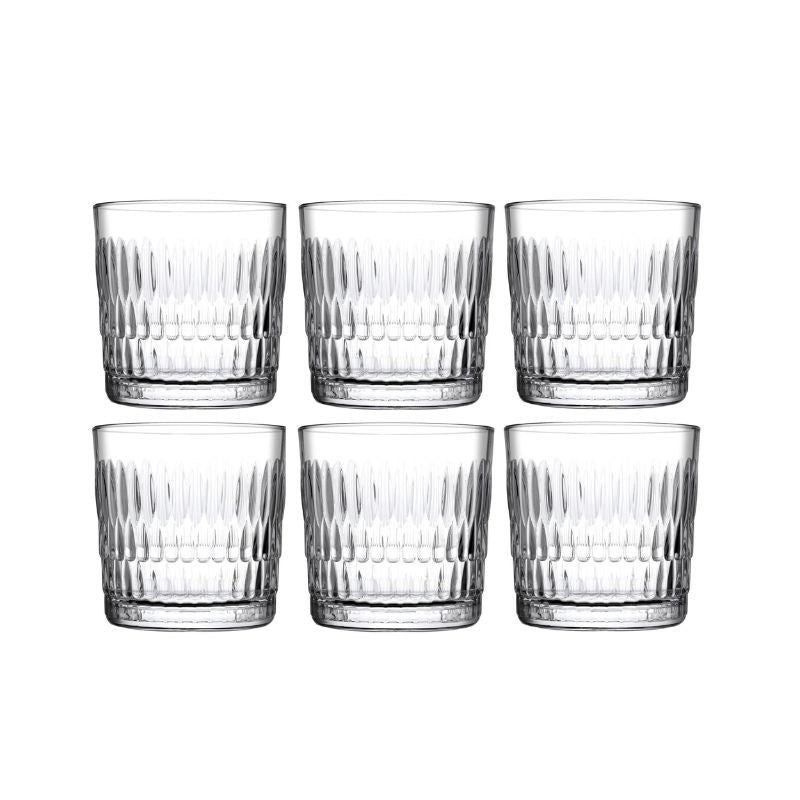 PASABAHCE RAIN VERRE COURT 6x300 ML