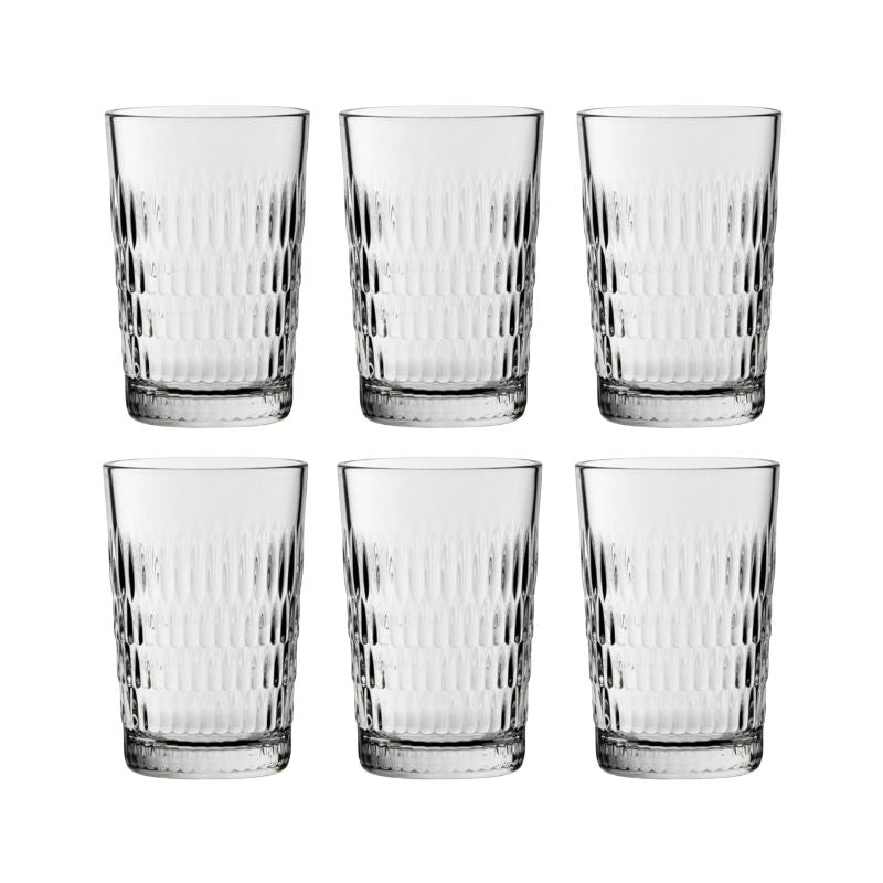 PASABAHCE RAIN VERRE LONG 6x350 ML
