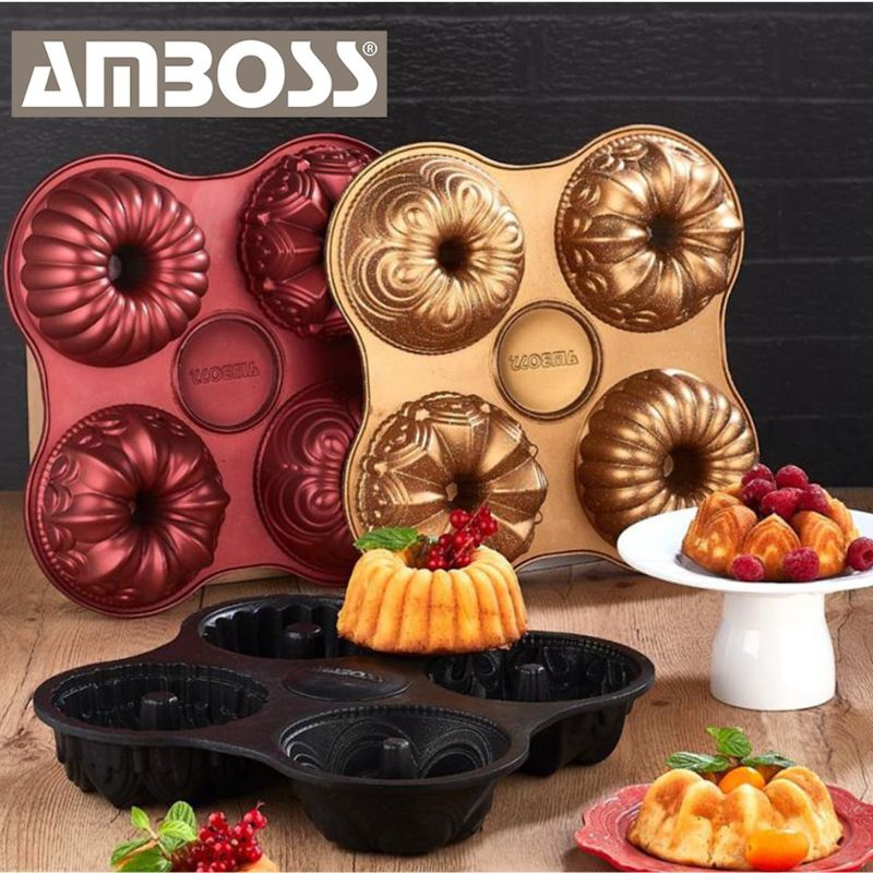 SIRIUS MOULE A GATEAU 4 EN 1 NOIR 33xx33cm