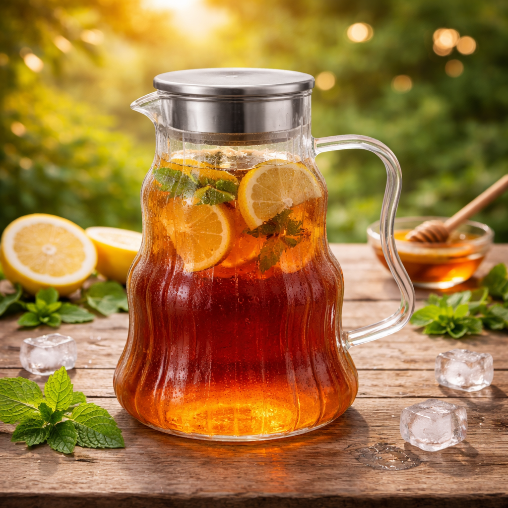 WEISSBERG WAVE CARAFE EN VERRE BOROSILICATE 1,6 LT