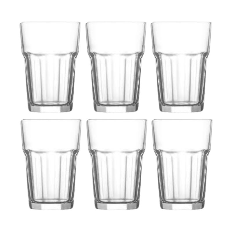Verre Large 365ml x6 Pièces ARAS