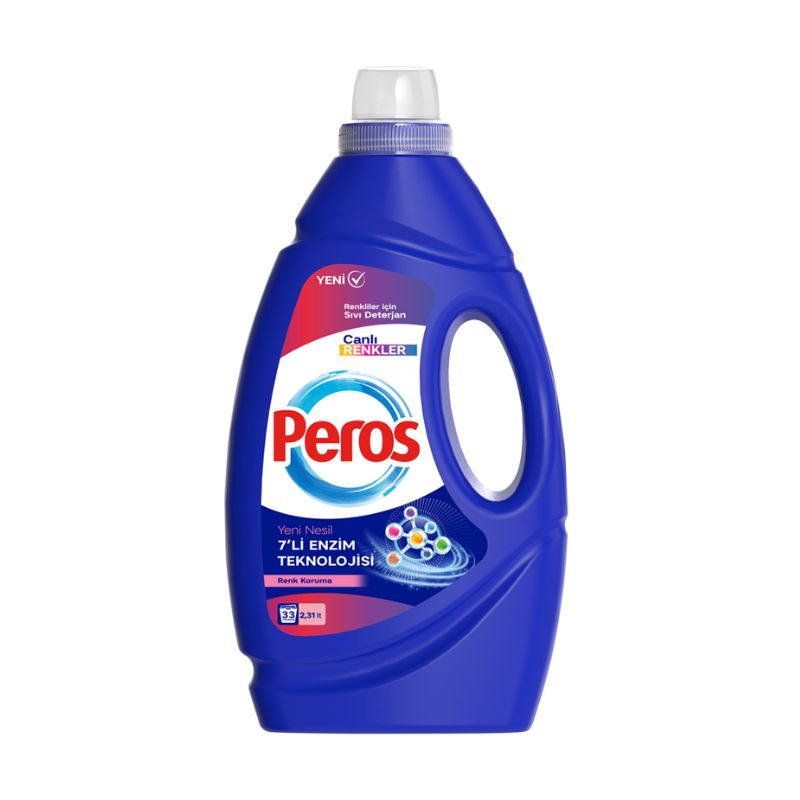 Lessive Liquide Couleurs Vives 33 Lavages 2,31 Lt - PEROS