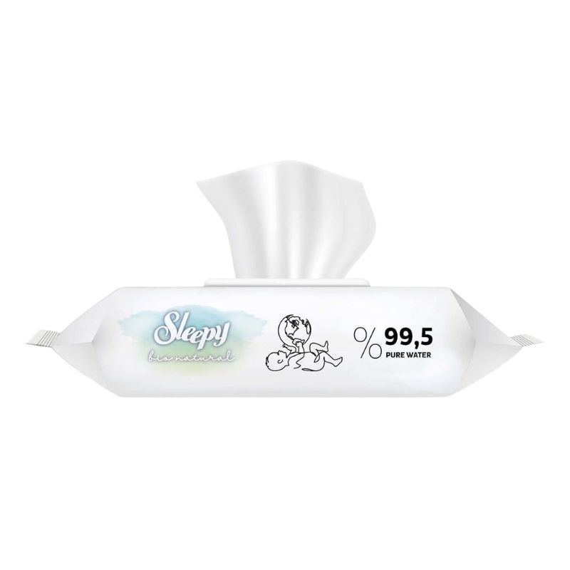 Lingettes Bébé Pure Eau Bio Natural Newborn x40- SLEEPY