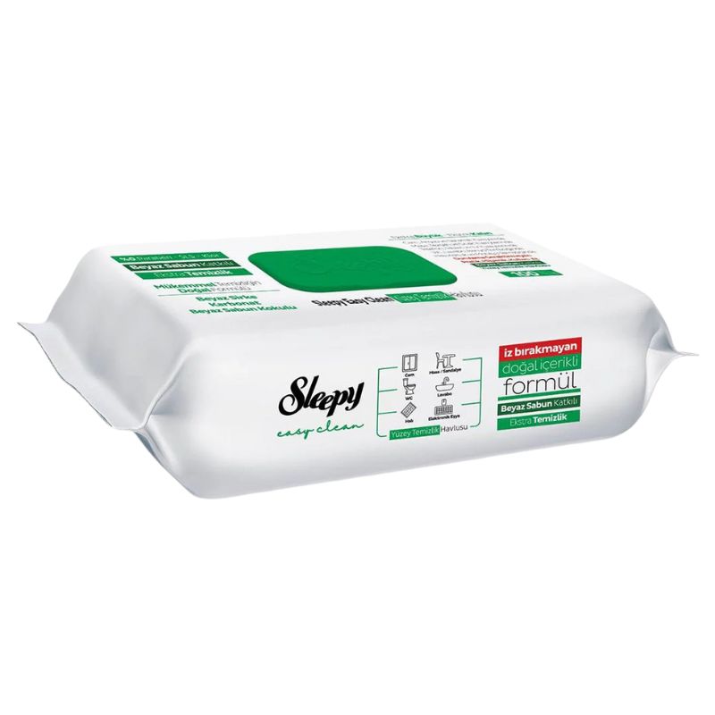 Lingettes Nettoyantes Multi Surfaces Easy Clean Vert x100 - SLEEPY