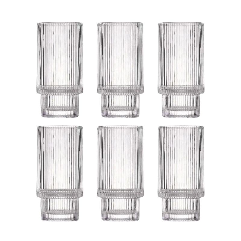Verre Long Empilable x6 pièces (GL1 01) - ALTINBAS