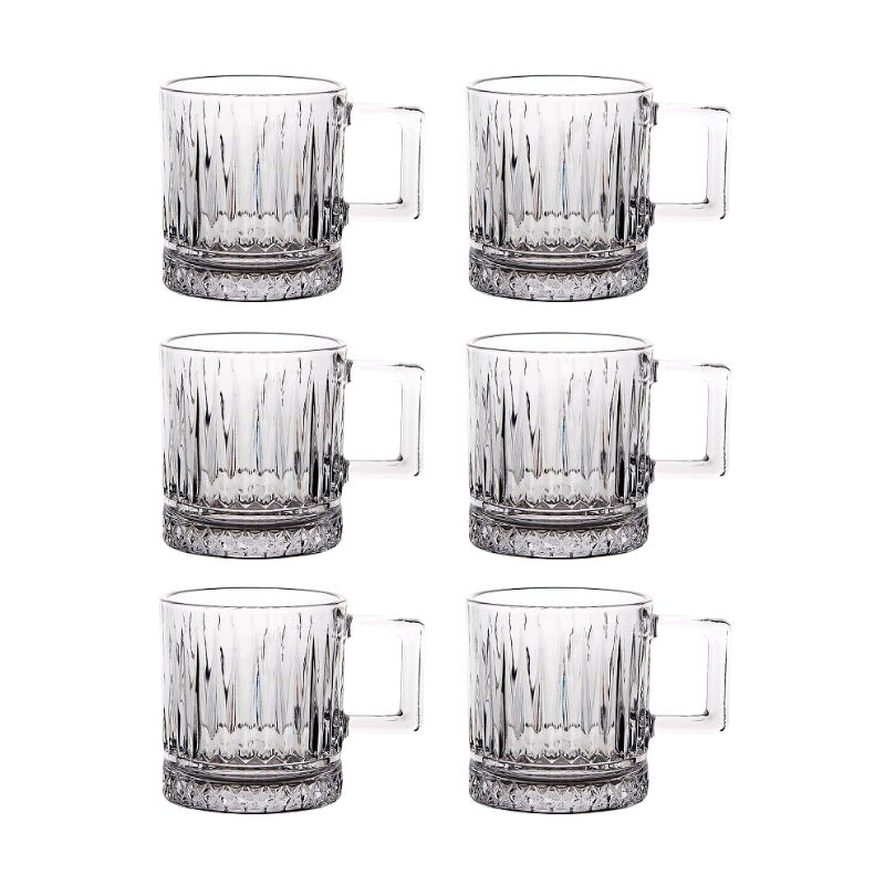 Mug en Verre Court x4 pièces (GL1 08) - ALTINBAS