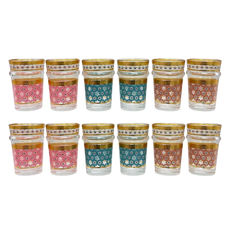Set Verres à Thé Oriental x12 pièces - MYSS LIFE - réf.8109