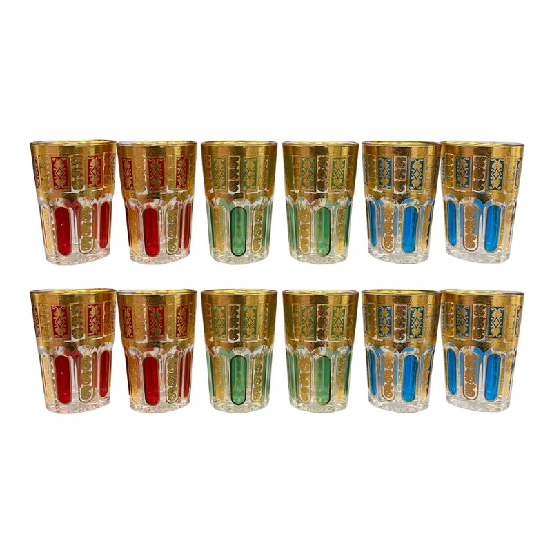 Set Verres à Thé Oriental x12 pièces - MYSS LIFE - réf.8112