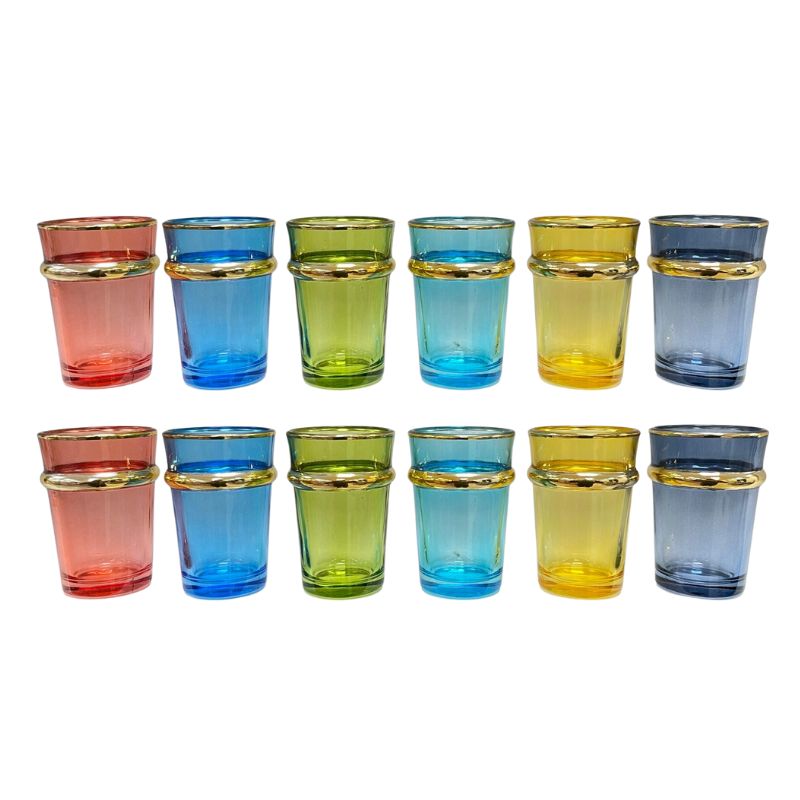 Set Verres à Thé Oriental x12 pièces - MYSS LIFE - réf.8114