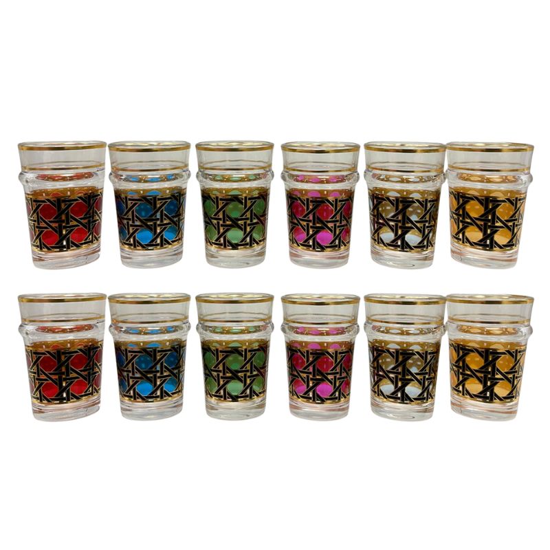 Set Verres à Thé Oriental x12 pièces - MYSS LIFE - réf.8115