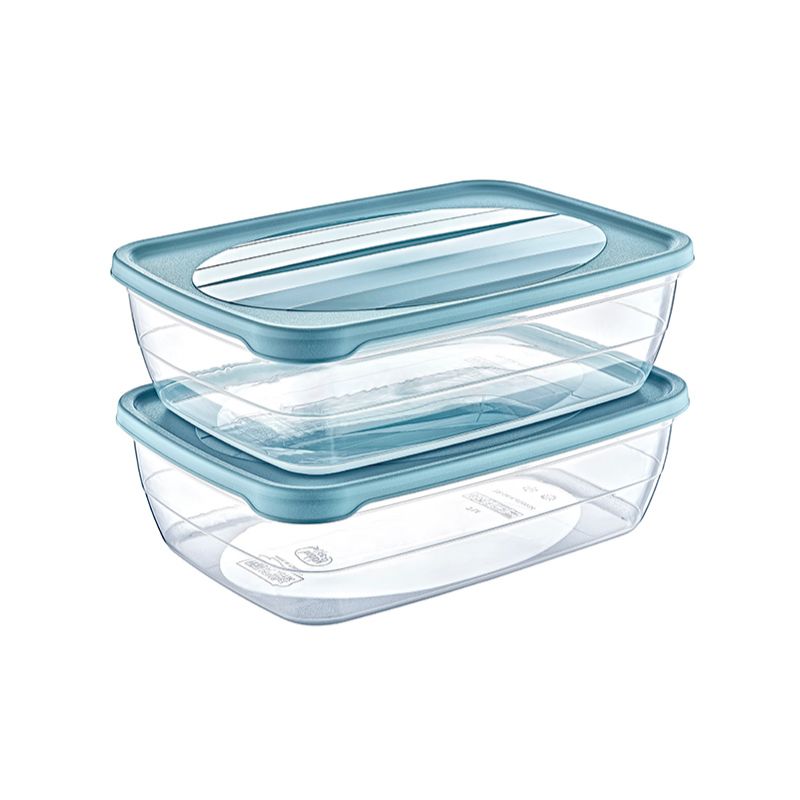 Set de Conservation Rectangle en Plastique 2 Lt x 3 pièces - HOBBY LIFE